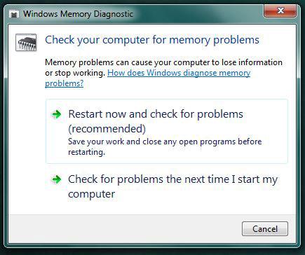 Windows 7 Memory Diagnostic