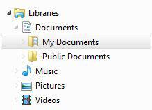 Windows 7 My Documents Folder