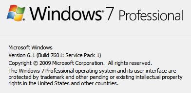 Windows 7 Professional