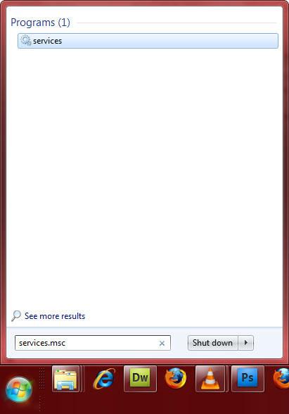 Windows 7 Services.msc