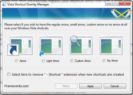 Windows 7 Shortcut Overlay Manager
