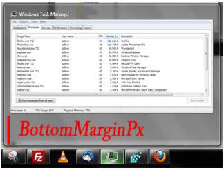 Change Taskbar Preview Size in Windows 7