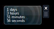 Windows 7 Uptime gadget