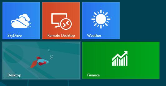 Windows 8 Desktop Tile