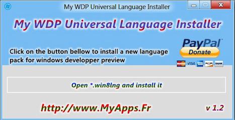 Free unofficial language packs for Windows 8