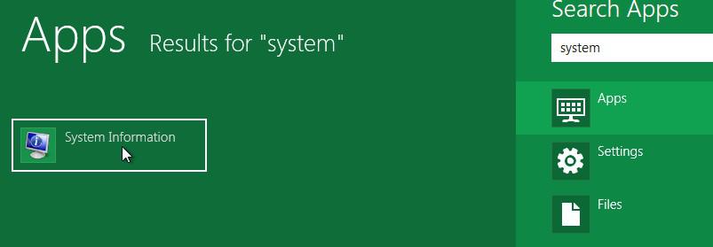 Windows 8 System Information 1