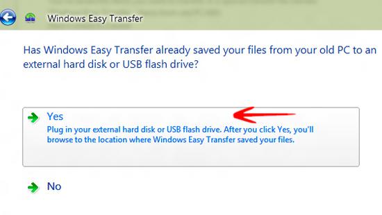 Windows easy transfer new PC