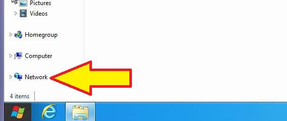 Network in Windows Explorer