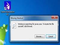 Windows Is Searching For Javaw Exe