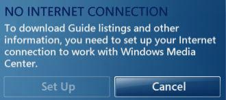 Windows Media Center Download Guide Listing