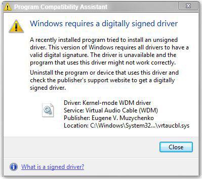 Windows Requires a digitally signed driver Windows 7