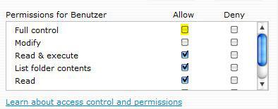 Write permissions