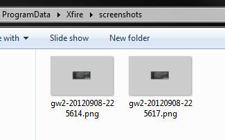 Xfire Screenshot Location