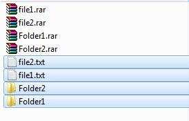 Zip multiples files into individual archives