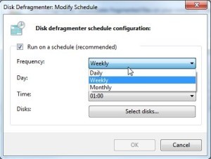 Auto-Schedule-Defragmentation