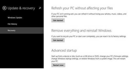 Update-And-Recovery-Windows-8